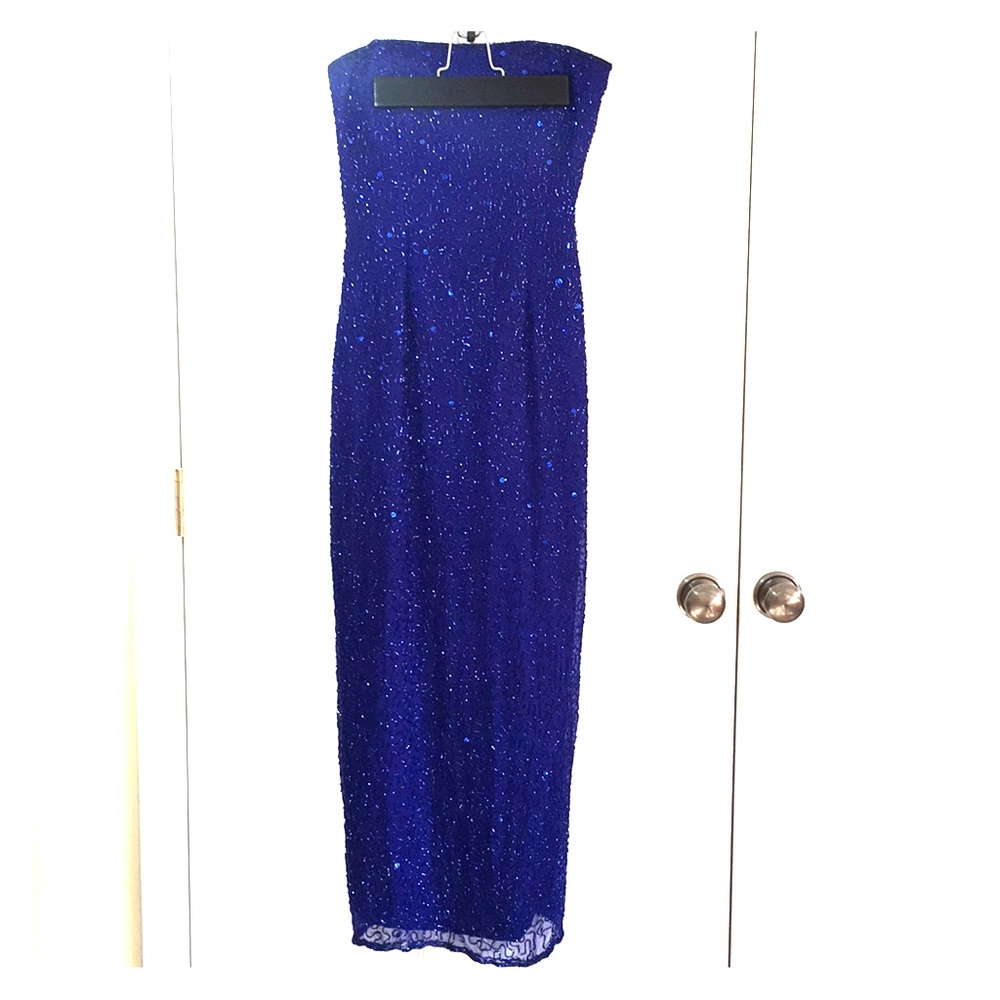 Scala Royal Blue Sequin Prom/Evening Dress